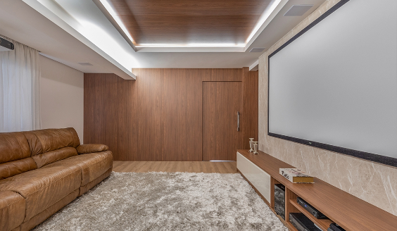 Home theater planejado marel alphaville